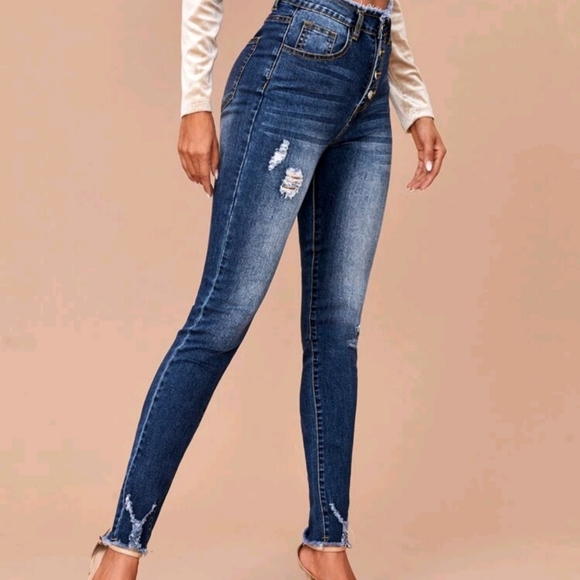 Shein Ripped Skinny Jeans - Picture 3 of 3